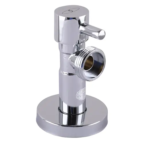 Кран напівобертовий кутовий Solomon 1/2″х1/2″ Lazer 7076 000002251 - фото 2