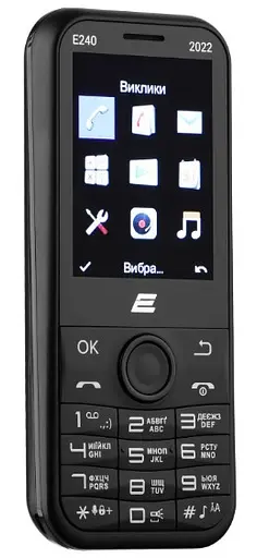 Телефон 2E E240 2022 DS Black UA UCRF - фото 6