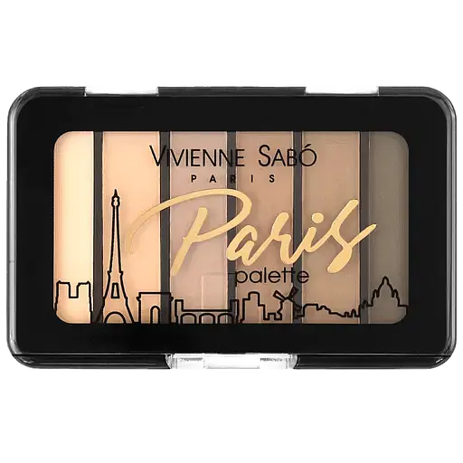 Палетка теней для век Vivienne Sabo Paris 6 цветов, тон 01, 6 г. (8000019110834) - фото 3