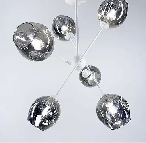 Стельова люстра в сучасному стилі на 6 плафонів Line.F K 166/6 - фото 4