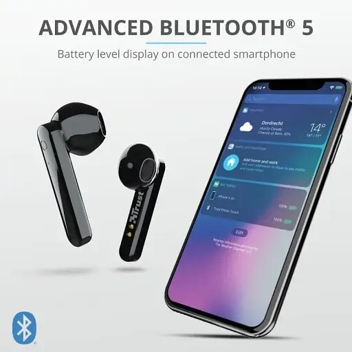 Навушники Trust Primo Touch True Wireless Black - фото 9
