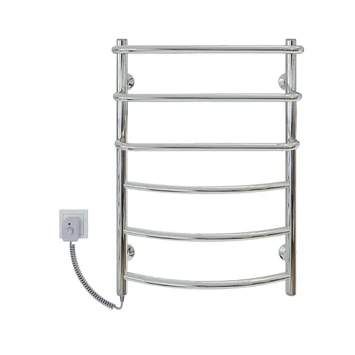 Електрична рушникосушарка Kosser Каскад Дуга 700x500/6 EL рег. ДКД02ЕL, Хром, Ліве - фото 2