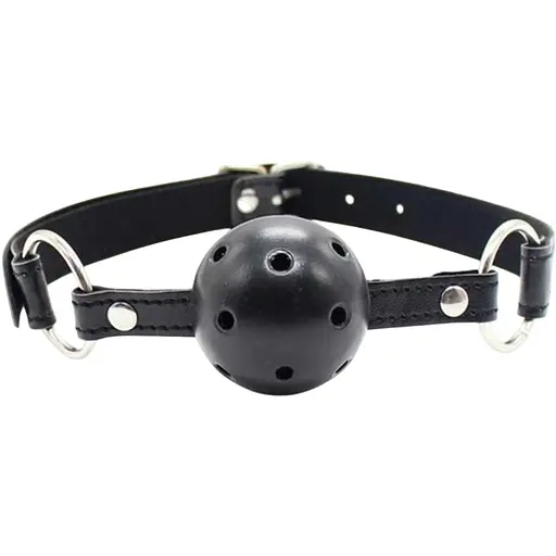 БДСМ кляп у рот Passion Садо-мазо Mouth ball чорний (4821002029396)