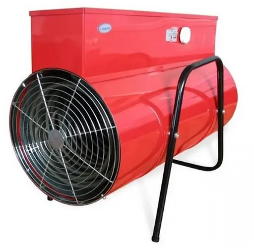 Електрична теплова гармата Vulkan 15 кВт, площа обігріву 150 кв.м., червоний, підлоговий, 380 В (15000 ТП) - фото 3