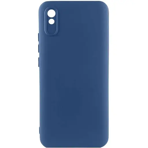 Чохол TPU Getman Liquid Silk Full Camera для Xiaomi Redmi 9A Синій / Navy Blue