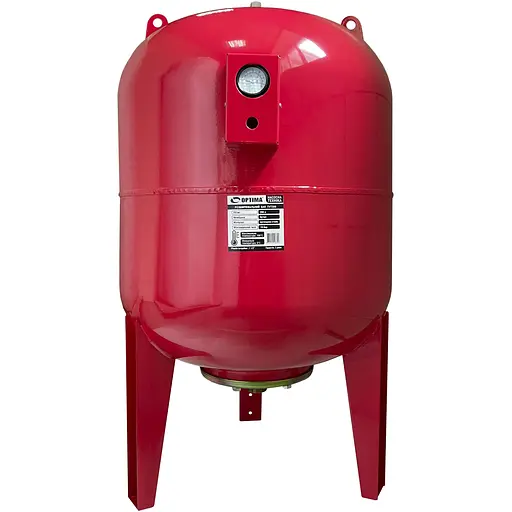 Расширительный бак Optima cal-pro 200 л с манометром (22889) - фото 1