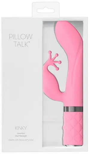 Вібратор-кролик Pillow Talk Kinky 21.5 см рожевий - фото 6