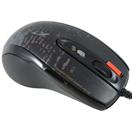 Миша A4Tech F5 USB Mystic Black - фото 4