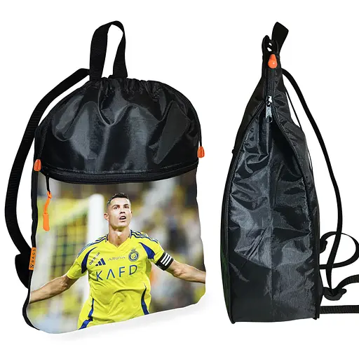 Шкільний рюкзак дитячий Кріштіану Роналду + Сумка для взуття спортивної форми рюкзак-мішок хлопчикові (01874) - фото 2