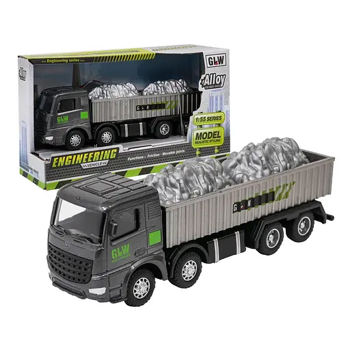 Грузовик с металлическими элементами для детей 1:55