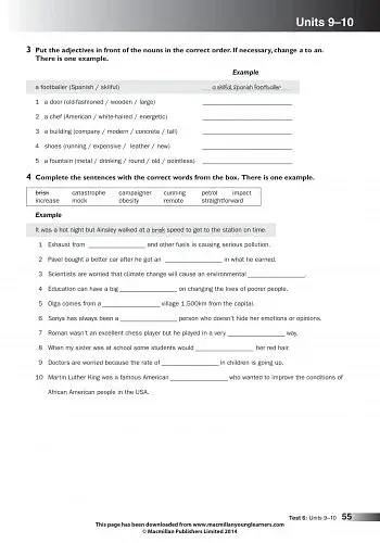 English World 9. Exam Practice Book - фото 4