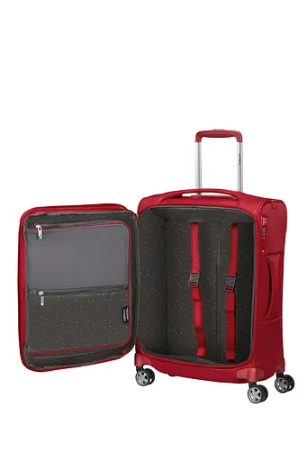 Валіза 55 См Samsonite D'LITE RED 55x40x22(25) KG6*10302 - фото 2