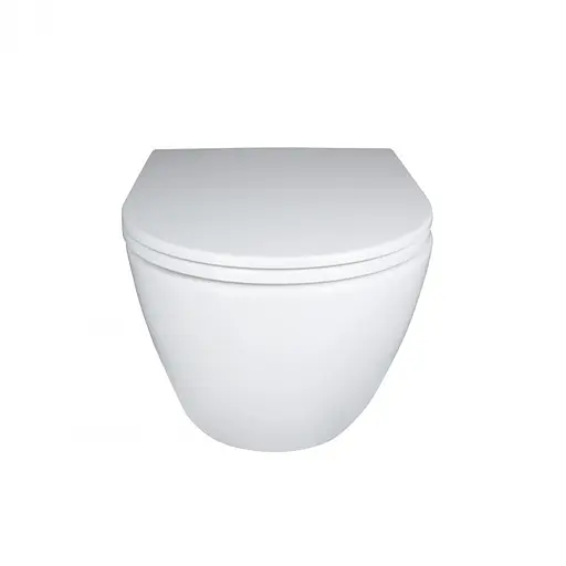 Унитаз подвесной Qtap Robin New безободковый с сиденьем Soft-close QT1333046EUQW - фото 2