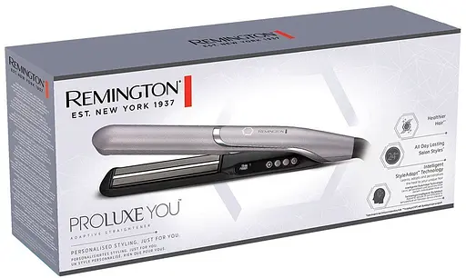 Выпрямитель Remington ProLuxe You Adaptive, 52 Вт, 9 температурных режимов, 150–230 °C, дисплей, ионизация, керамика, черно-серый - фото 8