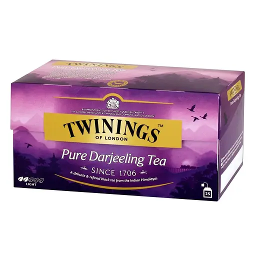 Чай чорний Twinings Дарджилінг в пакетиках (25 шт. х 2 г)