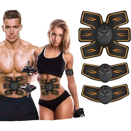 Тренажер для преса ROOTOK стимулятор м’язів EMS тонерний пояс для м’язів живота із 6 режимами