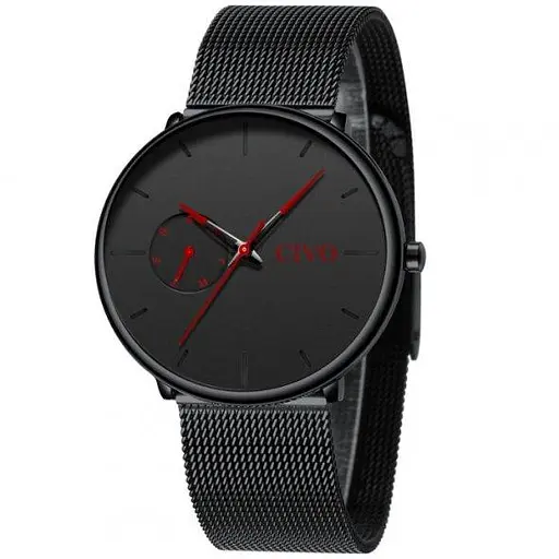 Чоловічий наручний годинник Civo Tower Red