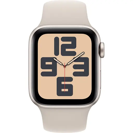 Смарт-часы Apple Watch SE 2 GPS 40mm Starlight Aluminum Case with Starlight Sport Band S/M (MR9U3) [95073] - фото 2