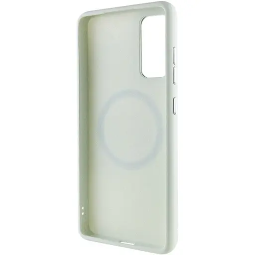 TPU чехол Epik Bonbon Metal Style with MagSafe для Samsung Galaxy S23 FE Белый / White - фото 3
