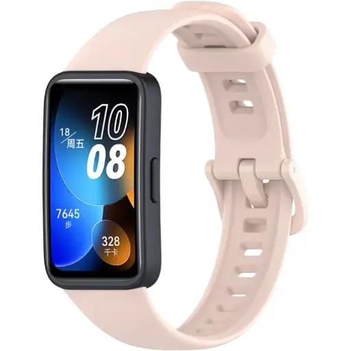Ремешок DK для Huawei Band 8 / 9 Silicone Sport Band Classic (016235) (pink)