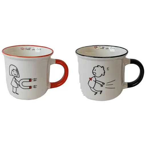 Набір чашок Vittora Нестримні почуття 355 мл 2 шт. (147439)