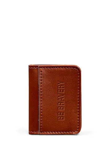 Кожаная обложка для ID-паспорта и водительского заседания 4.0 светло-коричневая - фото 6