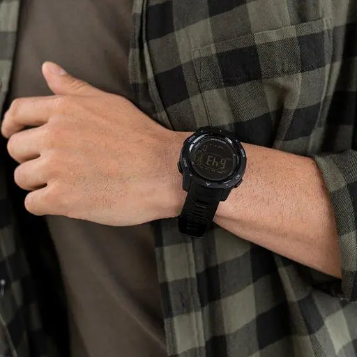 Тактичний годинник North Edge Mars Pro Black 5Bar (Чорний) - фото 6