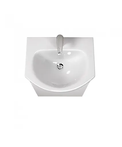 Тумба Мойдодир Tetris White 50 з умивальником Runa 50 Білий - фото 3