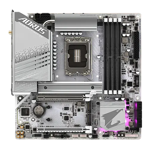 Материнская плата Gigabyte Z790 Aorus Elite AX Ice LGA 1700 (Z790 A ELITE AX ICE) Б/У - фото 2