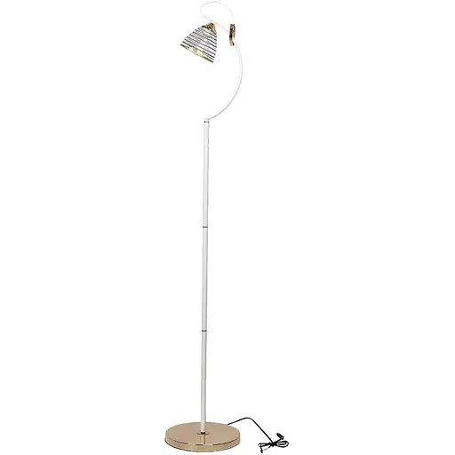Торшер классический LK-728F/1 E27 WH+FG