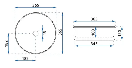 Умивальник Rea Charlotte white накладний REA-U6960, Білий - фото 7