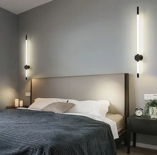 Линейный настенный черный светильник Pipeline 60 см Line F Арт. WB4/600 BK - фото 5