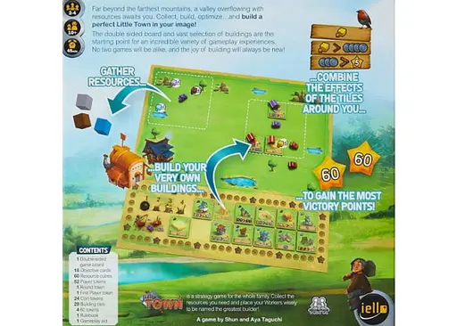 Настольная игра IELLO Маленький город (Little Town) (англ.) (51611) - фото 2