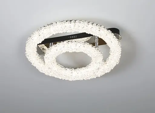 Люстра стельова світлодіодна VALESO 33047/300+500, хромовий