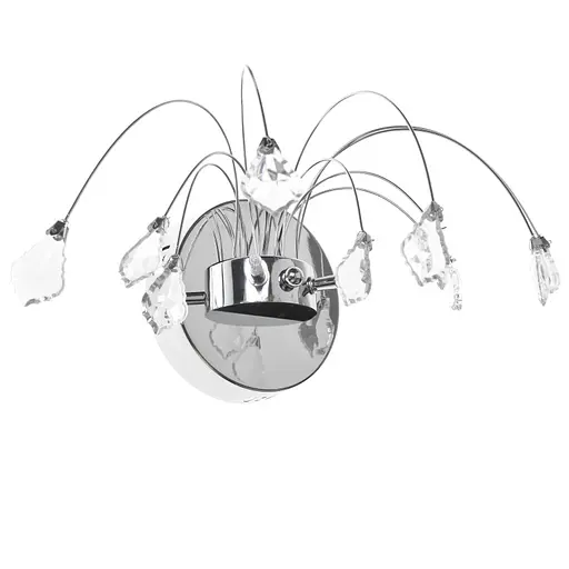 Бра Brille BR-01 305W/2 CHR спрямованого світла галогенне настінне накладне