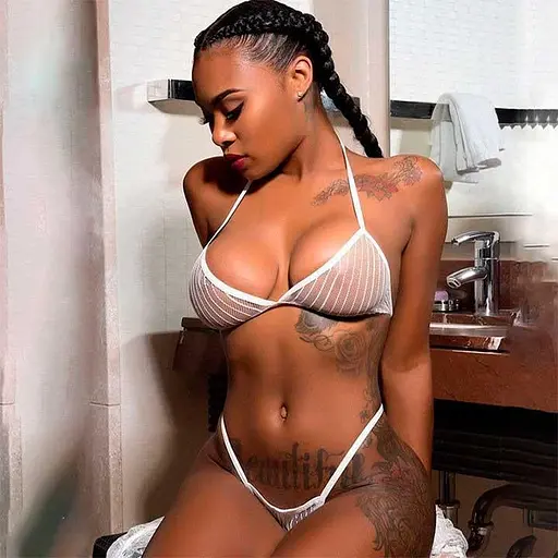 Изысканный прозрачный комплект эротического белья S/M Белый K0607-2 - фото 1