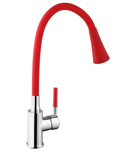 Змішувач для кухні Kroner KRM Kuche - C132RED (CV033129) - фото 2