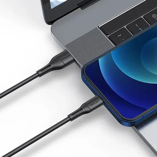 Кабель Usams Lightning U68 Charging 2A 1.0m Black (US-SJ500) [66062] - фото 7