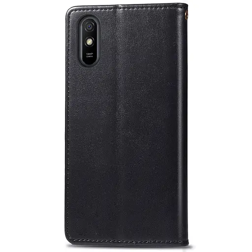 Шкіряний чохол-книжка Getman Gallant (PU) для Xiaomi Redmi 9A Чорний - фото 5