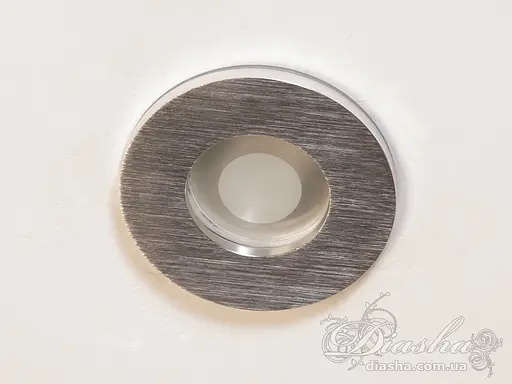 Високоефективний вологозахищений точковий світильник, серія "Aluminium", к. - фото 1