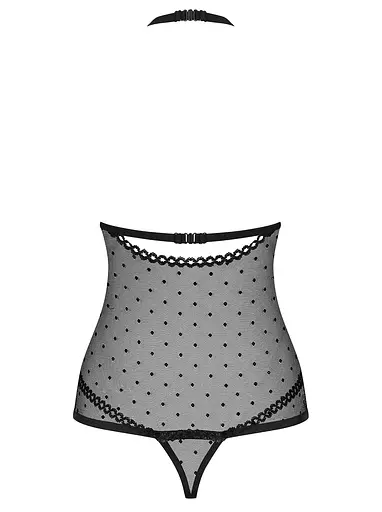 Боді Obsessive 876-TED-1 L/XL чорний - фото 6