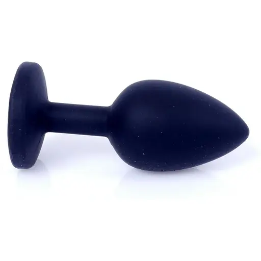 Силіконова анальна пробка Boss Of Toys Boss Series - Jewellery Black Silicon Plug Medium Pink M, BS6400087 - фото 6