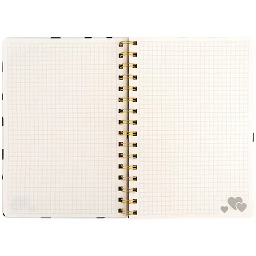 Блокнот на спіралі Axent Black&White А5 80 аркушів у клітинку (8470-16-A) - фото 3