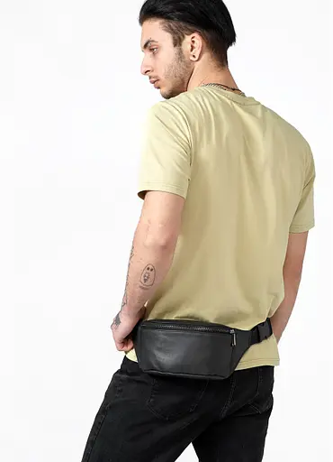 Чоловіча поясна сумка бананка Sambag 30,5х14 см 000148030 - фото 6