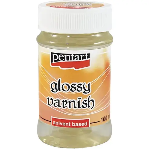 Лак фінішний Pentart на сольвентній основі глянцевий 100 мл - фото 1