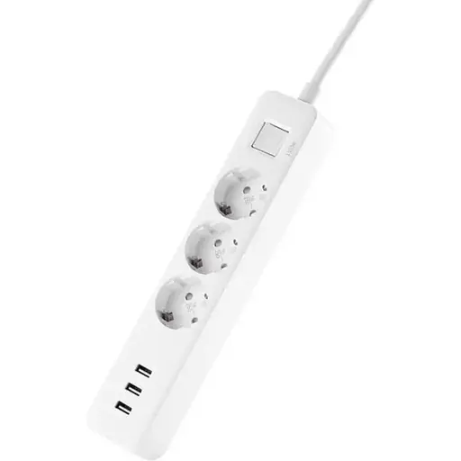 Подовжувач Xiaomi Mi Power Strip 3 розетки + 3 USB XMCXB04QM NRB4030GL - фото 1