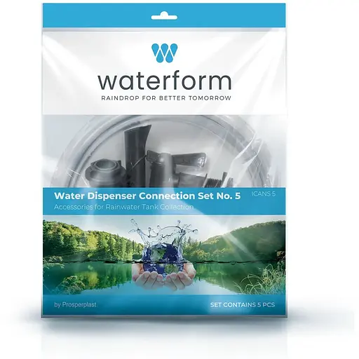 Комплект підключення для ємності для дощової води Prosperplast Icanset 5