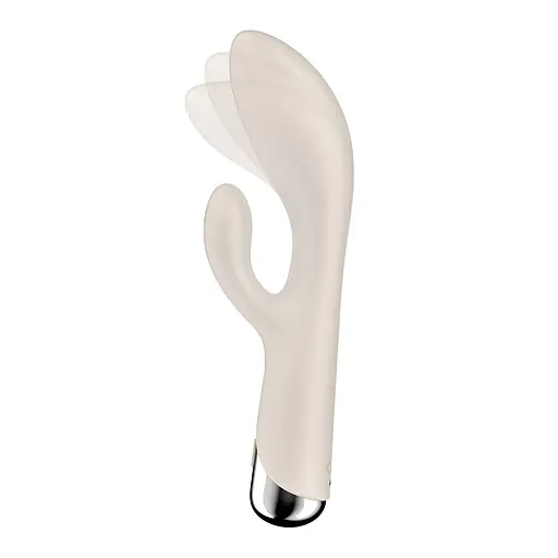 Вібратор-кролик Satisfyer Spinning Rabbit 1 20 см білий - фото 2