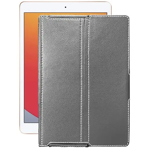 Чохол StatusCASE з екошкіри для планшету Apple iPad 8 10,2 (2020) Сірий - фото 1