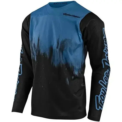 Велоджерси Troy Lee Designs Skyline L/S Jersey Diffuze Blue/Black S (1106-341890012)